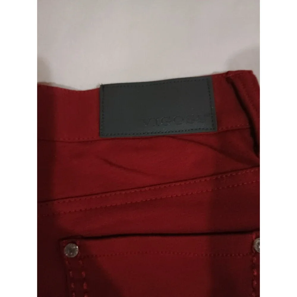 Vigoss Girls Size 8 Red Stretch Skinny Jeans NWT